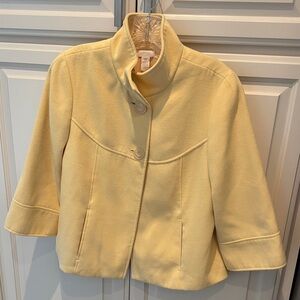 Chico’s cropped swing jacket S